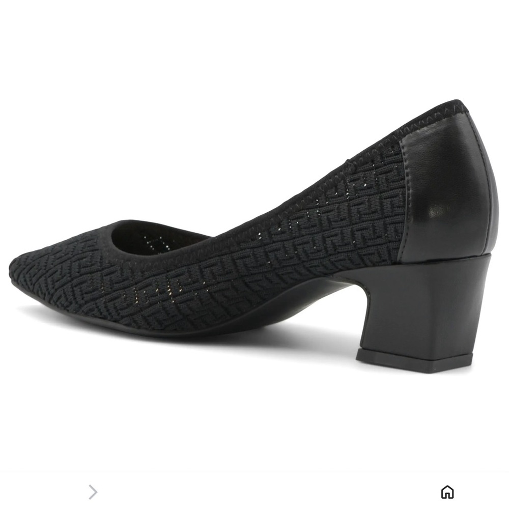 Adrienne Vittadini Faro Shoes Pumps Black Knit 6.5 - Picture 2 of 15